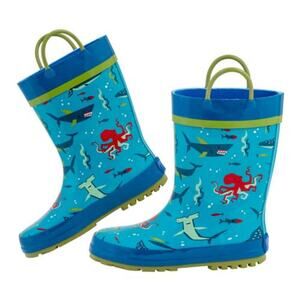 Stephen Joseph‎ Shark Rain Boots Size 7 Toddler NEW
